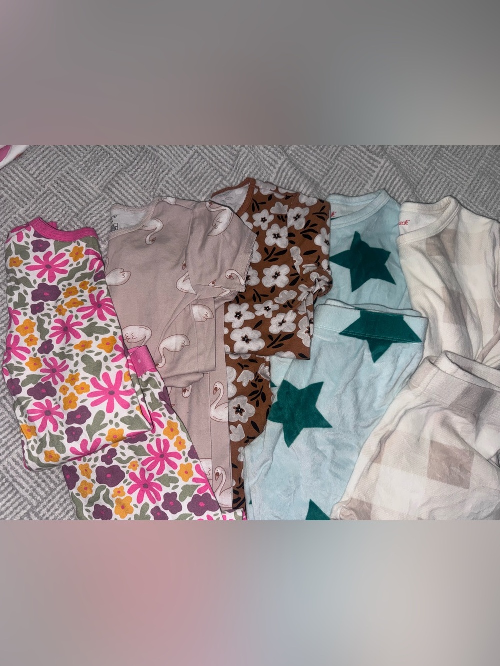 5 sets of girls PJs size 10